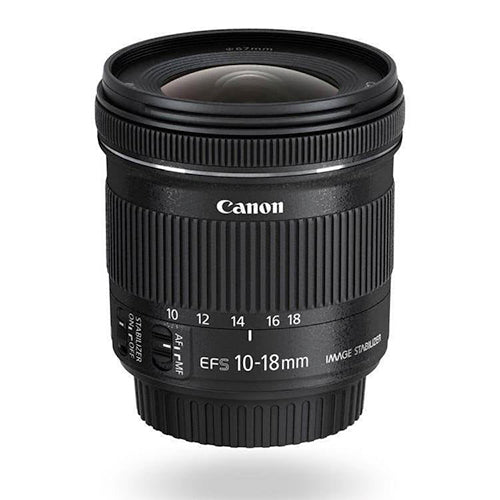 Canon EF-S 10-18mm f/4.5-5.6 IS STM Lens – Ultra-Wide Excellence for Stunning Shots (Used)