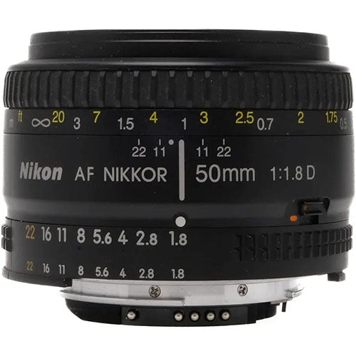AF Nikon 50mm f/1.8 D Lens – Compact, Fast & Sharp Prime Lens (Used)