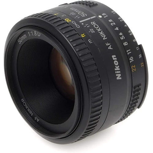 AF Nikon 50mm f/1.8 D Lens – Compact, Fast & Sharp Prime Lens (Used)
