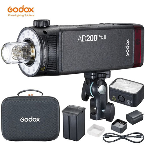 ⚡ Godox AD200Pro II – 200Ws Pocket Flash with TTL & HSS (Upgraded Pro Series)
