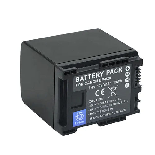 Battery Pack for Canon BP-820 (7.4V 2000mAh 14.8Wh)