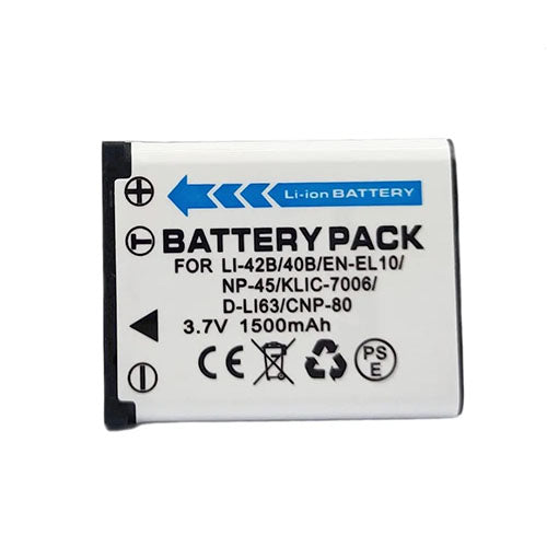 Battery Pack for Nikon EN-EL10 (3.7V, 1500mAh)