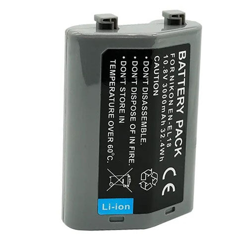 Battery Pack for Nikon EN-EL18 β High-Performance Replacement Battery