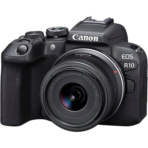 📸 Canon EOS R10 Mirrorless Camera with RF-S 18-45mm IS STM Lens (Used)