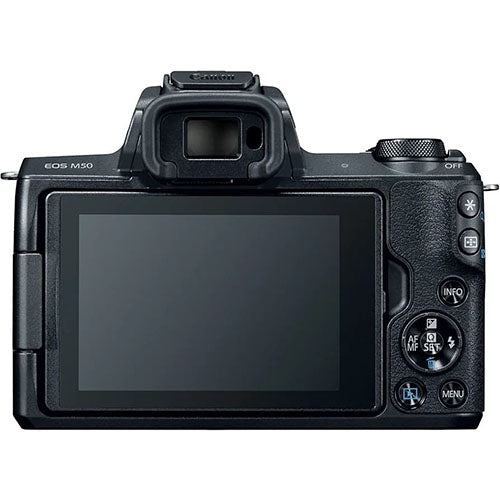 📸 Canon EOS M50 + 15–45mm Lens – Compact Creativity in Stunning Clarity (Used)