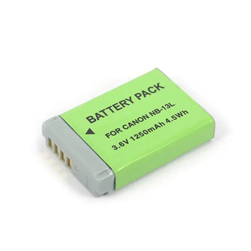 Battery Pack for Canon NB-13L (3.6V, 1250mAh, 4.5Wh)