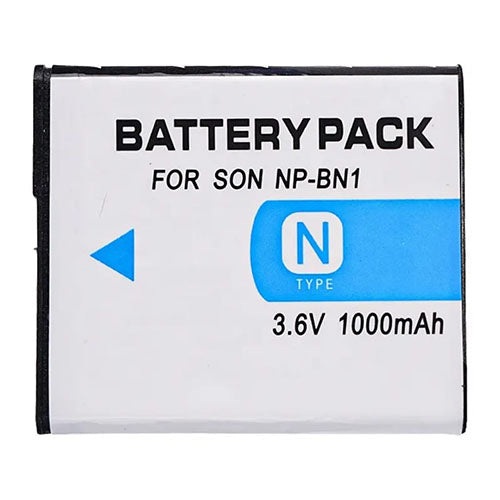 Battery Pack for Sony NP-BN1 (3.6V, 1000mAh)