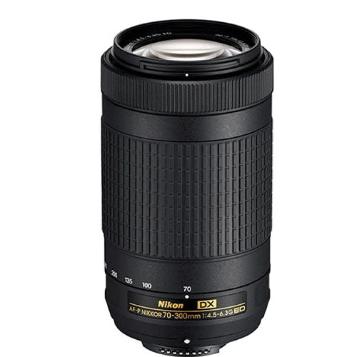 Nikon DX AF-P 70–300mm f/4.5–6.3G ED – Telephoto Zoom Lens (Used) Condition: Used – Excellent Working Condition