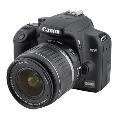 (Canon EOS 1000D DSLR Camera with 18-55mm Lens – Affordable & User-Friendly for Beginners (Used)