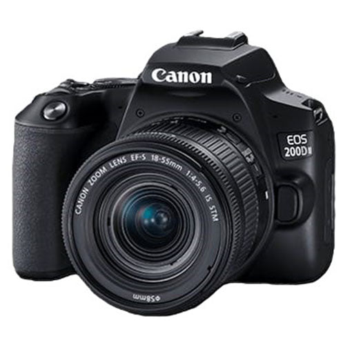 Canon EOS 200D 24.2MP Digital SLR Camera with EF-S 18-55mm f/3.5-5.6 III Lens – Compact, Powerful &amp; Perfect for Beginners (Used)