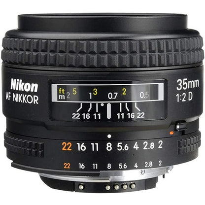 AF Nikon 35mm f/1.2 D Lens – Exceptional Low-Light & Bokeh Performance (Used)