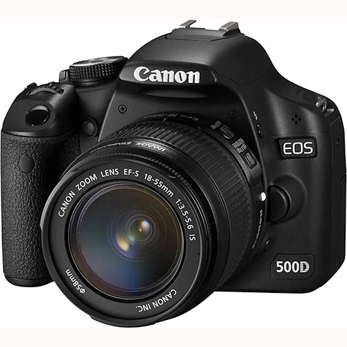 Canon EOS 500D with EF-S 18-55mm IS Lens – 15.1MP DSLR Camera for Stunning Photography (Used)