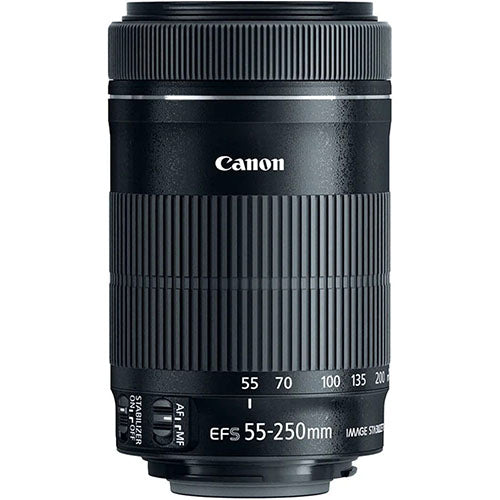 Canon EF-S 55–250mm Telephoto Zoom Lens (Used)
