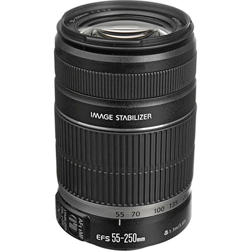 Canon EF-S 55-250mm f/4-5.6 IS II – Compact Telephoto Zoom Lens (Used)