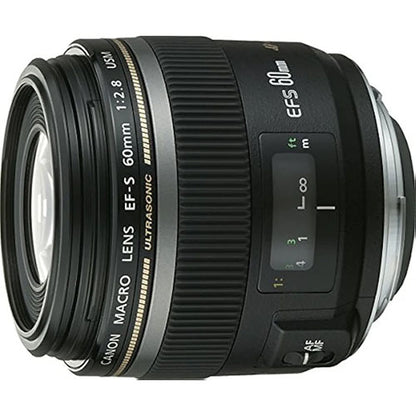 Canon EF-S 60mm f/2.8 Macro USM Lens – Sharp & Versatile Macro Photography (Used)