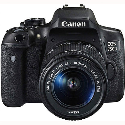 Canon EOS 750D DSLR Camera with 18-55mm Lens – Capture Stunning Photos & Videos Pre-Used