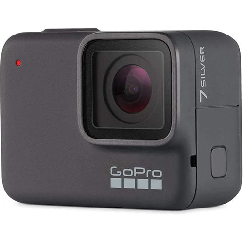 GoPro HERO7 Silver – 4K Action Camera with Waterproof Design &amp; Voice Control (Used)