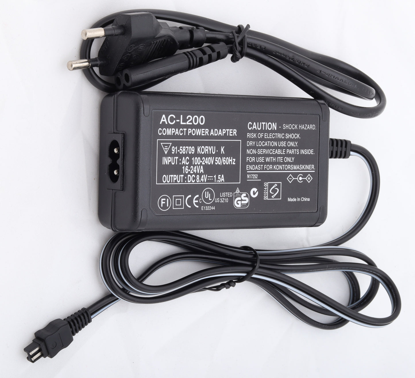 Sony AC-L200 Battery Charger – Reliable Power for Your Sony Camcorder