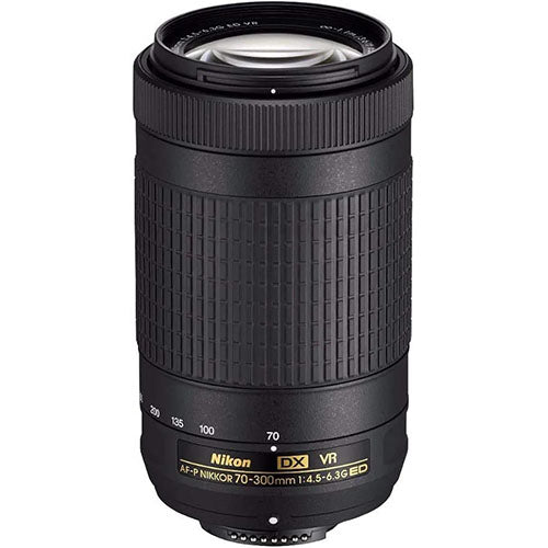 Nikon DX AF-P 70–300mm f/4.5–6.3G ED – Telephoto Zoom Lens (Used)  Condition: Used – Excellent Working Condition