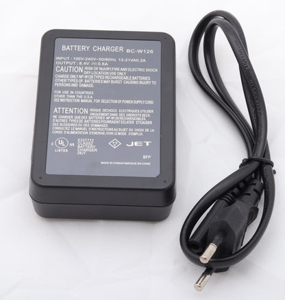 Fujifilm BC-W126 Battery Charger – Fast & Reliable Charging for NP-W126 Batteries