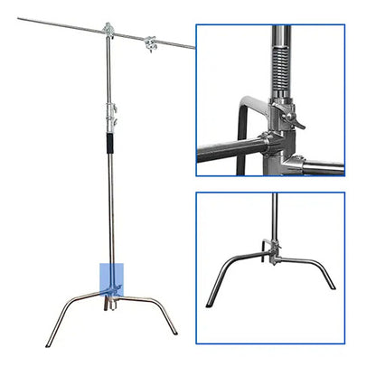 C-Stand 3.3M Heavy-Duty Light Stand – Ultimate Stability for Professional Photography & Videography