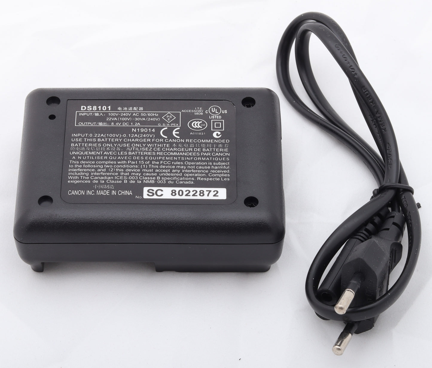 Canon CB-5L Battery Charger – Reliable Charging for BP-511 & BP-511A Batteries