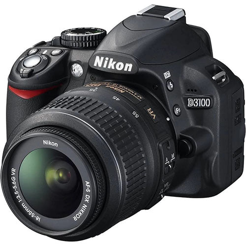 Nikon D3100 DSLR Camera with 18-55mm VR Lens – 14.2MP Pre-Used