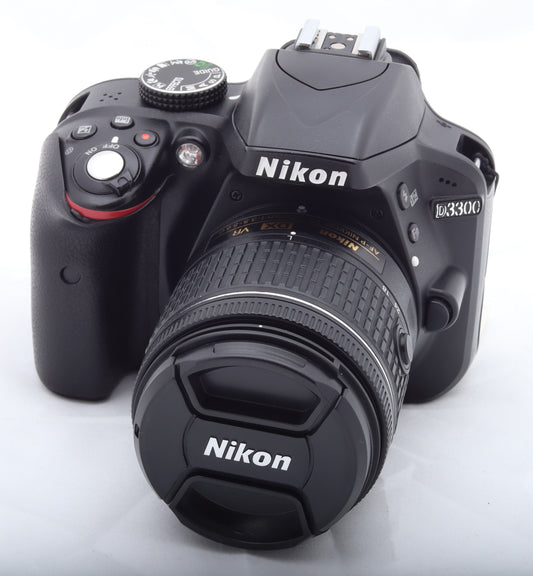 Nikon D3300 with 18-55mm Lens – Compact & Powerful DSLR for Stunning Photography Pre-Used