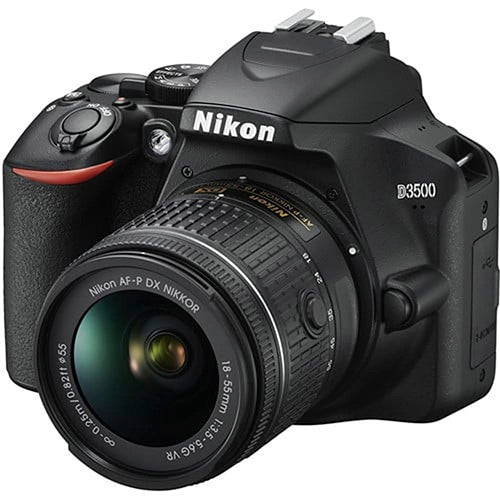 📸 Nikon D3500 with AF-P DX 18–55mm f/3.5–5.6G VR – DSLR Starter Kit  Condition: Used – Excellent Working Condition