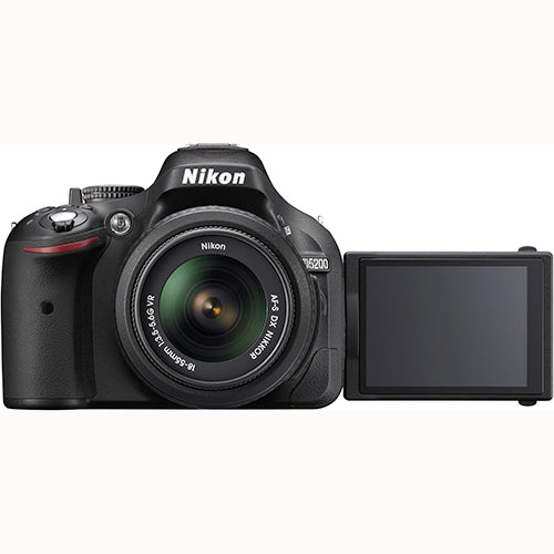 Nikon D5200 Digital SLR with 18-55mm VR II Lens – Perfect DSLR for Enthusiasts & Creators (Used)