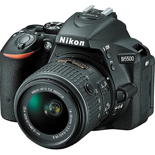 Nikon D5500 DSLR Camera with AF-P DX 18-55mm f/3.5-5.6G VR Lens – 24.2MP & Touchscreen LCD (Used)