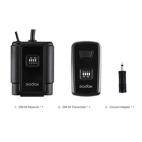 Godox DM-16 Wireless Flash Trigger – Reliable & Easy-to-Use Studio Flash Controller