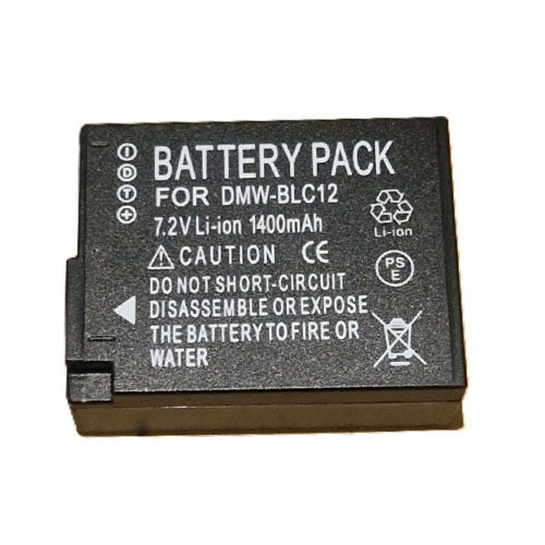 🔋 Replacement Battery Pack for Panasonic DMW-BLC12 – 7.2V 1400mAh Li-Ion Rechargeable Battery