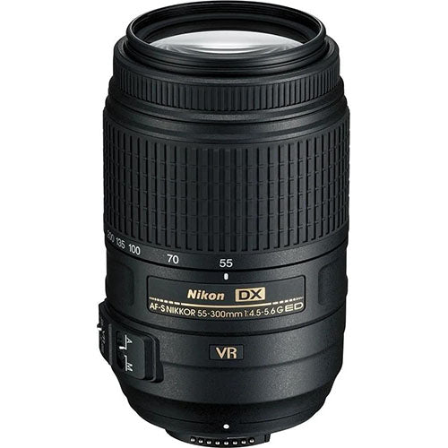 📸 Nikon AF-S DX 55–300mm f/4.5–5.6G ED VR – Telephoto Zoom Lens (Used)  Condition: Used