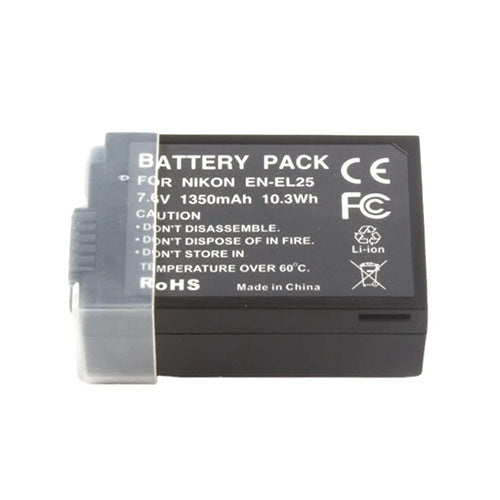 Nikon EN-EL25 Battery Pack – Rechargeable Lithium-Ion Battery for Nikon Z50 & Zfc