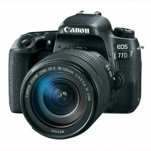 Canon EOS 77D with 18-55mm Lens – Advanced DSLR for Enthusiasts Pre-Used