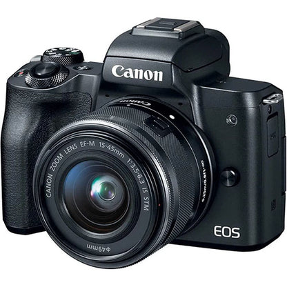 📸 Canon EOS M50 + 15–45mm Lens – Compact Creativity in Stunning Clarity (Used)