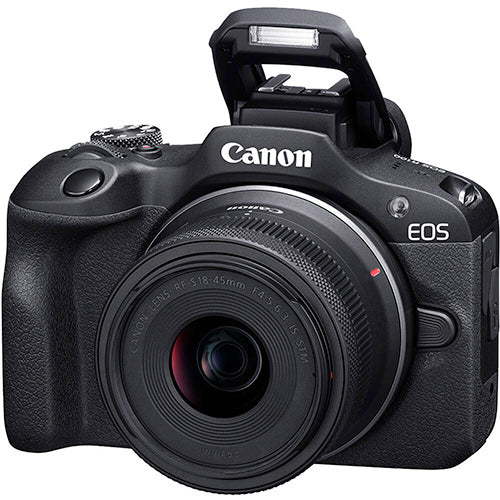 Canon EOS R100 Mirrorless Camera + RF-S 18-45mm Lens – Compact & Powerful for Everyday Photography (Used)