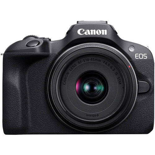 Canon EOS R100 Mirrorless Camera + RF-S 18-45mm Lens – Compact & Powerful for Everyday Photography (Used)