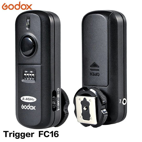 Godox FC-16 2.4GHz Wireless Flash Trigger – Reliable & Long-Range Remote Control