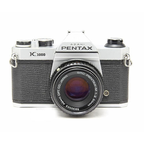 📸 Pentax K1000 with 50mm Lens – Classic Film SLR Camera (Used)  Condition: Used