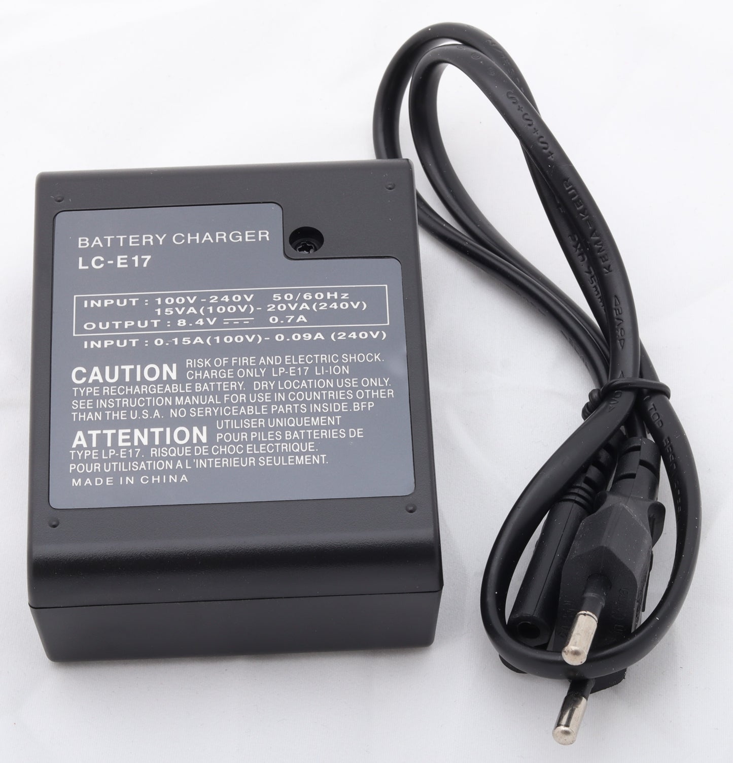 Canon LC-E17 Battery Charger – Fast & Reliable Charging for LP-E17 Batteries