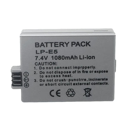 Canon LP-E5 Battery Pack – Rechargeable Lithium-Ion Battery for Canon DSLR Cameras