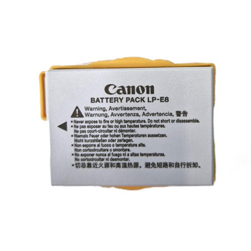 Canon LP-E8 Original Battery Pack – Reliable Power for Your Canon DSLR