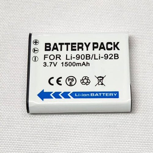 🔋 Replacement Battery Pack for Olympus LI-92B – 3.7V 1500mAh Li-Ion  Condition: New