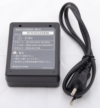 Nikon MH-23 Battery Charger – Fast & Reliable Charging for EN-EL9 Batteries