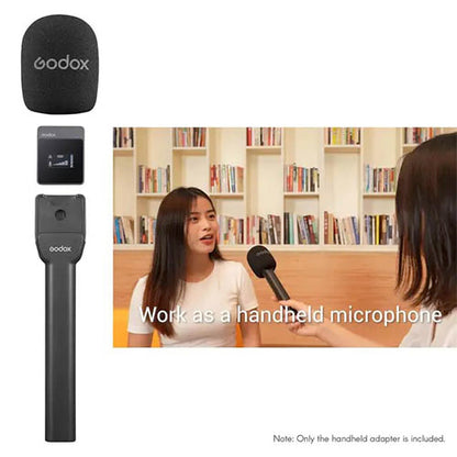 Godox ML-H Handheld Microphone Adapter Grip for MoveLink M1/M2 & UC1/UC2 Wireless Mic Systems