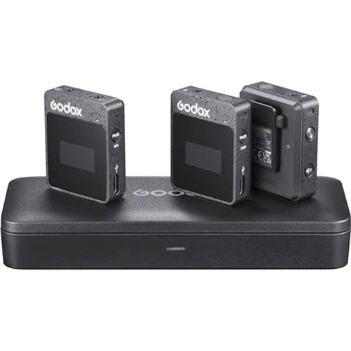 Godox MoveLink II M2 Wireless Lavalier Microphone – Dual Transmitter System for Content Creators & Filmmakers