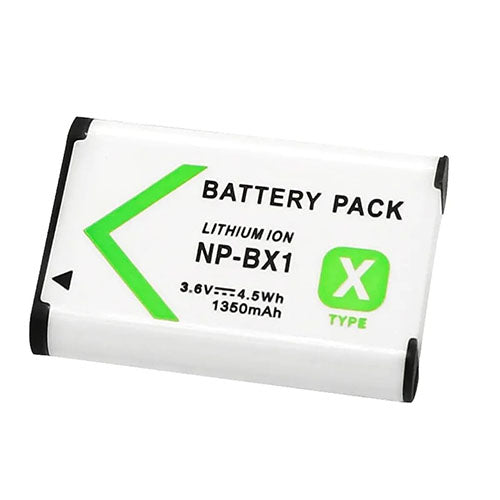 🔋 Replacement Battery Pack for Sony NP-BX1 – 3.6V 1350mAh Li-Ion Rechargeable Battery  Condition: New