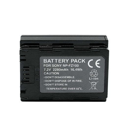 Sony NP-FZ100 Battery Pack – High-Capacity Lithium-Ion Battery for Sony Mirrorless Cameras